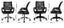 Black Office/ Computer Chair, Ergonomically Design Carousel 3