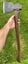 Rare near mint "2 1/2Lbs PARDOE AND CO 1950" stamped English Kent axe Carousel 17