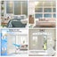Window Privacy Film Rainbow Window Clings 3D Decorative Vinyl Stained Glass Carousel 5