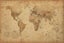 Antique Coloured World Map Carousel 1