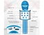 Blue-SUNY Wireless Bluetooth Karaoke Microphone with Speaker & Record Functio Carousel 3