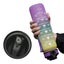 1L Water Bottle Motivational Drink Flask with Time Markings Sport Gym-Purple Carousel 5