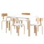 Keezi 5PCS Kids Table and Chairs Set Activity Toy Play Desk Carousel 1
