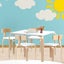 Keezi 5PCS Kids Table and Chairs Set Activity Toy Play Desk Carousel 7