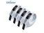 4PCS 3D Embossing Plastic Tape 9mm*3m White On Black 520109 S0847730 For Dymo Carousel 3