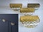 *** DESIGNER BRASS KNOBS SET • NEW • OVER $160 RRP *** Carousel 3