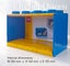 LEGO STORAGE SHELF BLOCKS 8-stud — One Red and One Blue Carousel 5