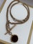 "SWEET GIFT" Antique 9ct Rose Gold Fob Chain T-Bar & Swivel *TIMELESS* Carousel 5