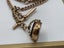 "SWEET GIFT" Antique 9ct Rose Gold Fob Chain T-Bar & Swivel *TIMELESS* Carousel 9