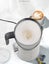 Milk Frother 4 in 1 Milk Frother and Steamer, Automatic Warm and Cold Foam Maker Carousel 15