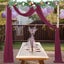 Chiffon Wedding Arch Draping Fabric Backdrop Curtain Drape Tulle Wedding Cere Carousel 4