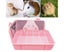 Rabbit Litter Box Bite Resistant Stability Compact Small Animals Litter Beddi Carousel 7
