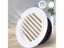 Buitenmuur Air Vent Grille 75/100/125/150/200Mm Plastic Ronde Ventilatie Carousel 3