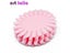 Glue Display Oval Wheel Design For Fake Nail Art Natural Pink Clear Black Carousel 1