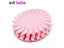 Glue Display Oval Wheel Design For Fake Nail Art Natural Pink Clear Black Carousel 6