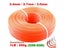 2.4mm/2.7mm/3mm 450g Nylon Trimmer Line Grass Cutter Rope Trimmer Roll Cord Carousel 3