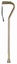 BRAND NEW~ Offset (Swan Neck) Aluminum Cane - BRONZE Carousel 1