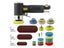 1'' 2'' 3'' Mini Air Sander Dual Action Random Air Orbital Sander Polisher Carousel 1