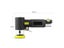 1'' 2'' 3'' Mini Air Sander Dual Action Random Air Orbital Sander Polisher Carousel 5