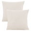 2Pcs Pillow Covers Cushion Protectors Decorative Pillow Cases White Carousel 1