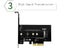 PCI-Express 3.0 X4 To M.2 NGFF M Key Slot Converter Adapter Card For Nvme PCIE Carousel 5