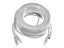 SUCAM 5M/10M/15M/20M/30M Ethernet Cable CAT5/CAT-5e RJ45 DC Power Gray Cables Carousel 5