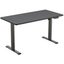 FlexiSpot E2 Pro Essential Standing Desk - 1400x700x25mm - Black Desktop/Black Carousel 1