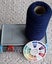 150 gms of wool laceweight 2-ply yarn - navy colour - clean and fresh Carousel 1