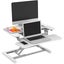 FlexiSpot Eco Ergonomic Deskalator Workstation, - White Work Surface 720x415mm, Carousel 6