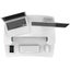 FlexiSpot Eco Ergonomic Deskalator Workstation, - White Work Surface 720x415mm, Carousel 7