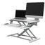 FlexiSpot Eco Ergonomic Deskalator Workstation, - White Work Surface 720x415mm, Carousel 8