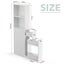 Bathroom Cabinet Shelf Narrow Laundry Storage Unit Carousel 7