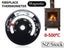 Magnetic Fireplace Stove Thermometer Carousel 1