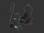 Racing Simulator Cockpit with Seat and Monitor Stand Carousel 10