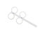 AIST 4 Lens Plastic Optical Flipper Ophthalmic Holder For Eye Training Carousel 1