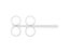 AIST 4 Lens Plastic Optical Flipper Ophthalmic Holder For Eye Training Carousel 4