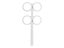 AIST 4 Lens Plastic Optical Flipper Ophthalmic Holder For Eye Training Carousel 6