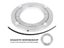 Turntable Bearing Plate Stand For Catering Rack Cake Rotary Table Carousel 3