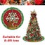 48 Inches Snowflake Dog Gifts Xmas Tree Skirt Christmas Carousel 4