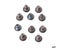 4Pcs Feet Bottom Case Cover Screws Set Tool For Macbook Pro 13" 15" A1398 APR28 Carousel 4