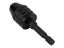 Drill Bit Chuck 0.3-6.5mm Keyless Drill Chuck 1/4" Hex Shank Quick Change Carousel 6