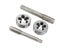 XCAN 2pcs Tap And Die Set Screw Thread Tap Drill HSS Right Hand Plug Tap Die Carousel 4