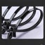 100PCS/500PCS 3x100mm Push Mount Wire Ties Nylon Screw Push Mount Cable Tie Zip Carousel 5