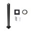 Glass Clamp 41.34" Height Glass Railing Bracket For 0.39 "-0.47 " Thickness T... Carousel 7