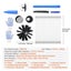 914.4Cm Dryer Vent Cleaner Kit 22 Pieces Duct Cleaning Brush Reinforced Nylon... Carousel 2