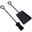 18" Loop Brush & Shovel Shovel Fire Coal Wood Log Burner Steel Metal 450mm Carousel 1