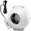 4" To 4.5" Radon Mitigation Fan System Quiet 380Cfm Inline Duct Waterproof Carousel 9