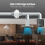 4" To 4.5" Radon Mitigation Fan System Quiet 380Cfm Inline Duct Waterproof Carousel 4