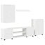 4 Piece Tv Cabinet Set With Shelf Wall-Mounted With Storage With Door Manual ... Carousel 2