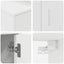 4 Piece Tv Cabinet Set With Shelf Wall-Mounted With Storage With Door Manual ... Carousel 4